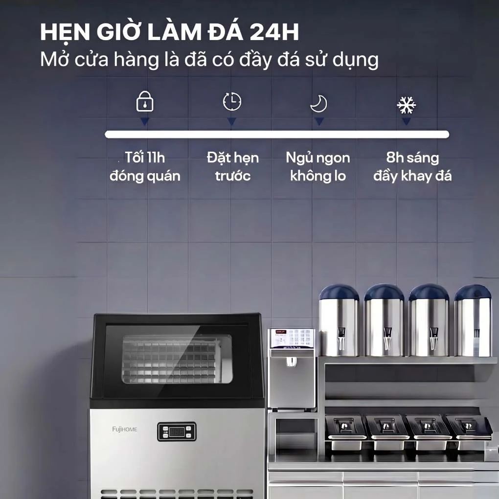Máy làm đá Fujihome IM120 9