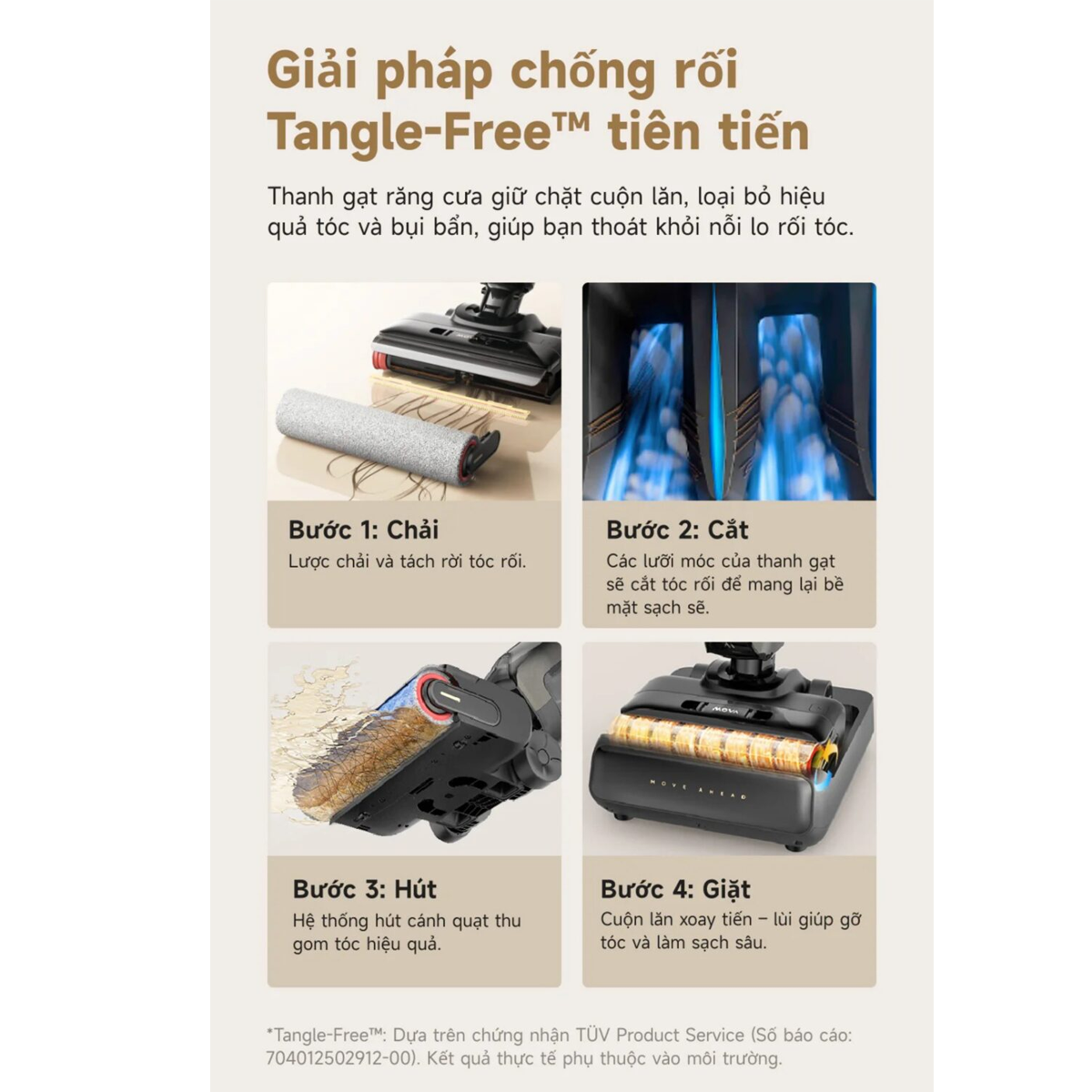 Máy Hút Bụi Lau Nhà Khô Và Ướt Mova K30 Pro 11