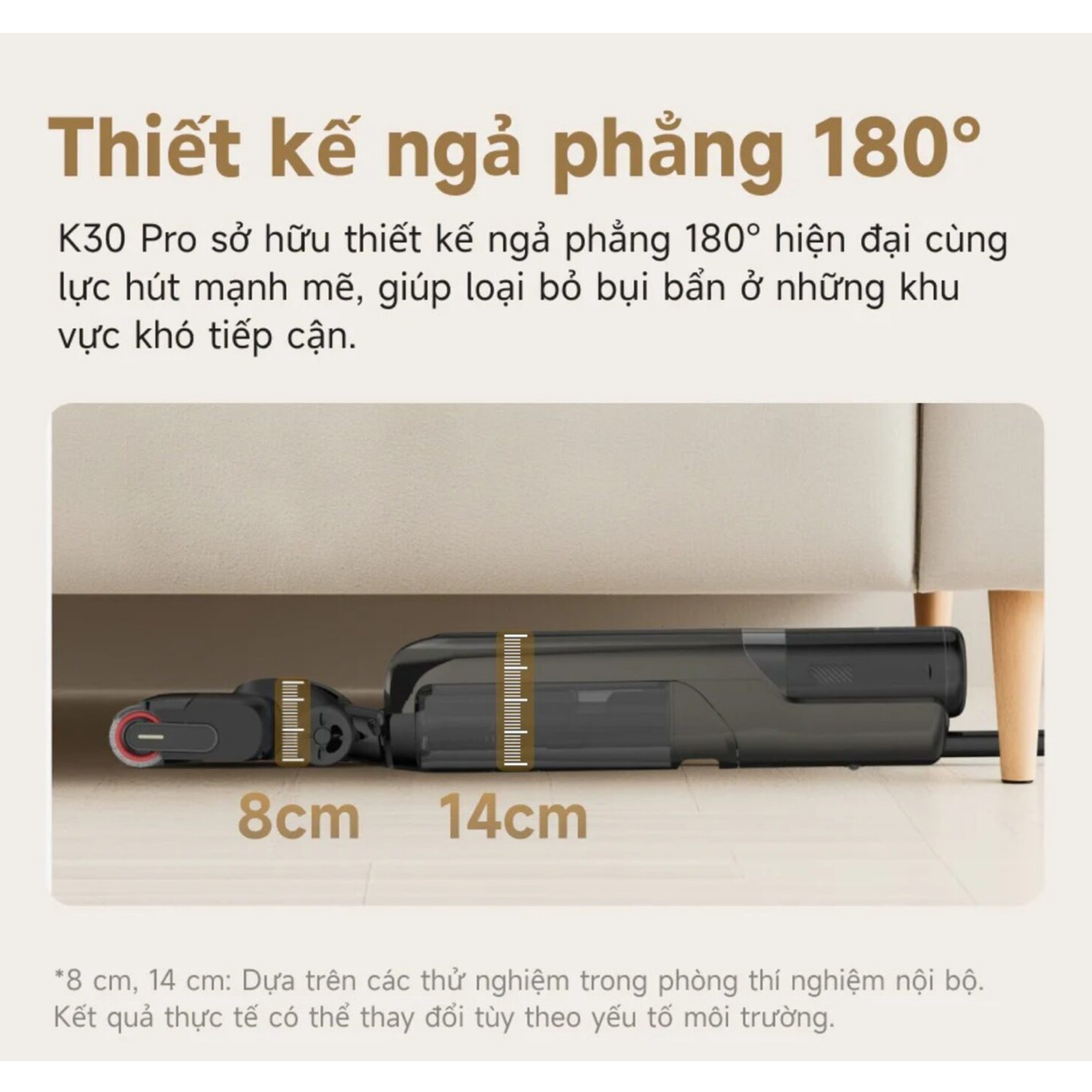 Máy Hút Bụi Lau Nhà Khô Và Ướt Mova K30 Pro 12