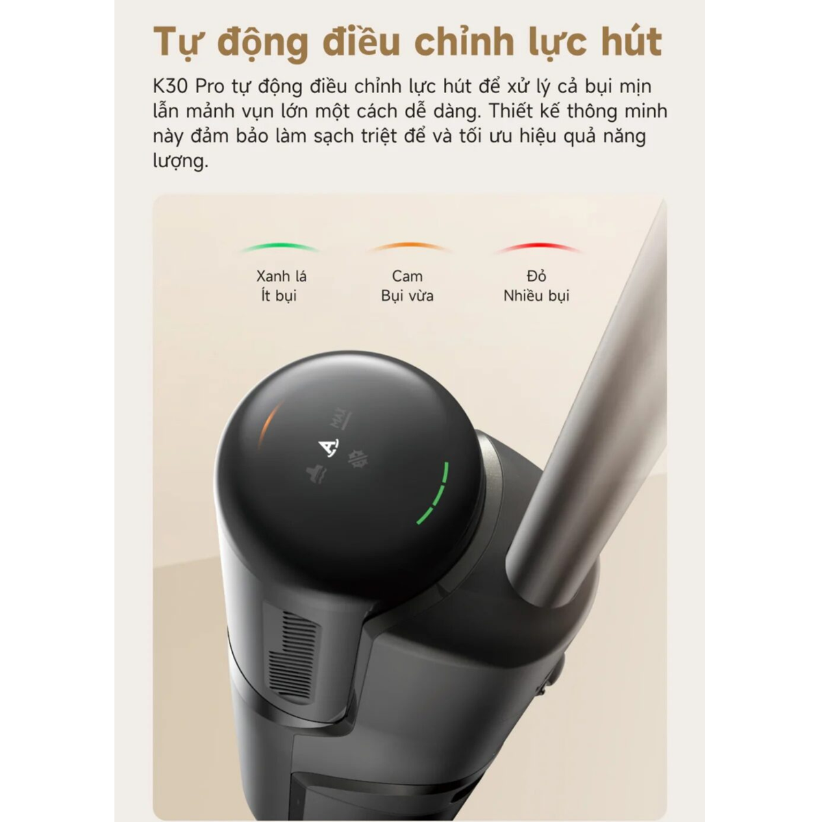 Máy Hút Bụi Lau Nhà Khô Và Ướt Mova K30 Pro 14