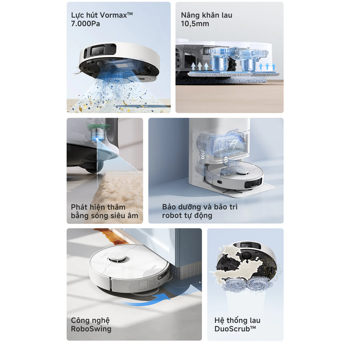 Robot Hút Bụi Lau Nhà Mova E30 Ultra 11