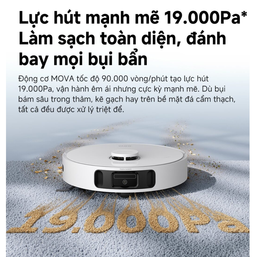 Robot Hút Bụi Lau Nhà Mova E40 Ultra 6