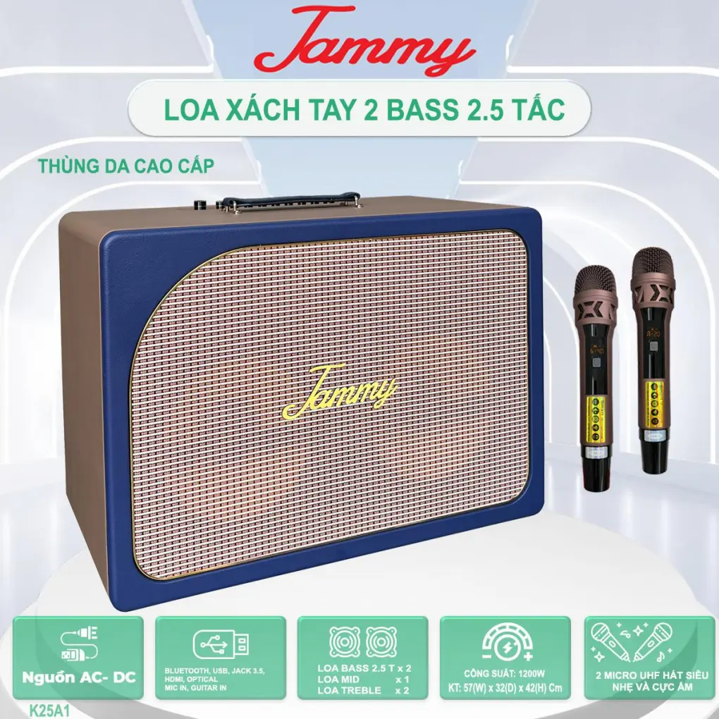 Loa Karaoke Xách Tay Jammy K25A1