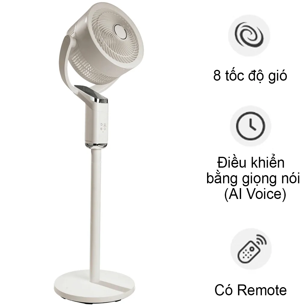 Quạt Tuần Hoàn Không Khí Điều Khiển Bằng Giọng Nói Paveden PCF-19RHW