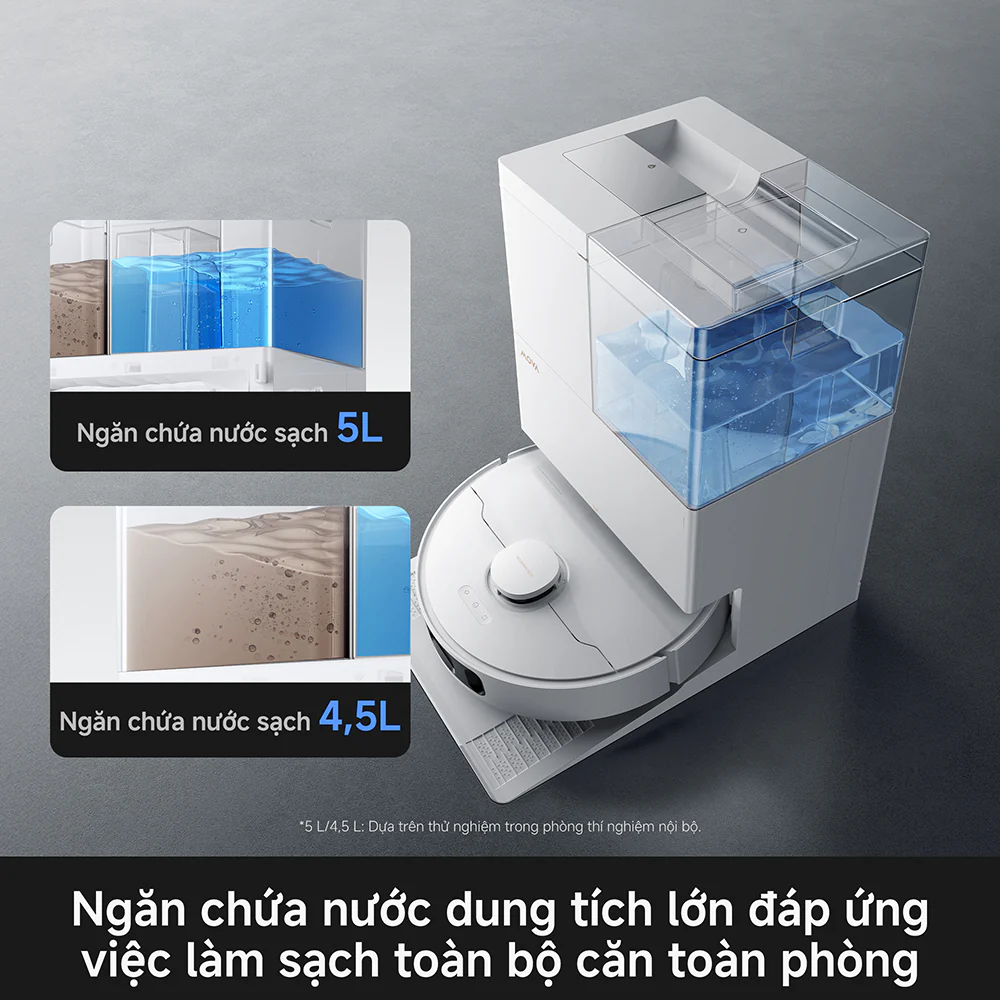 Robot Hút Bụi Lau Nhà Mova E50 Ultra Đen 11