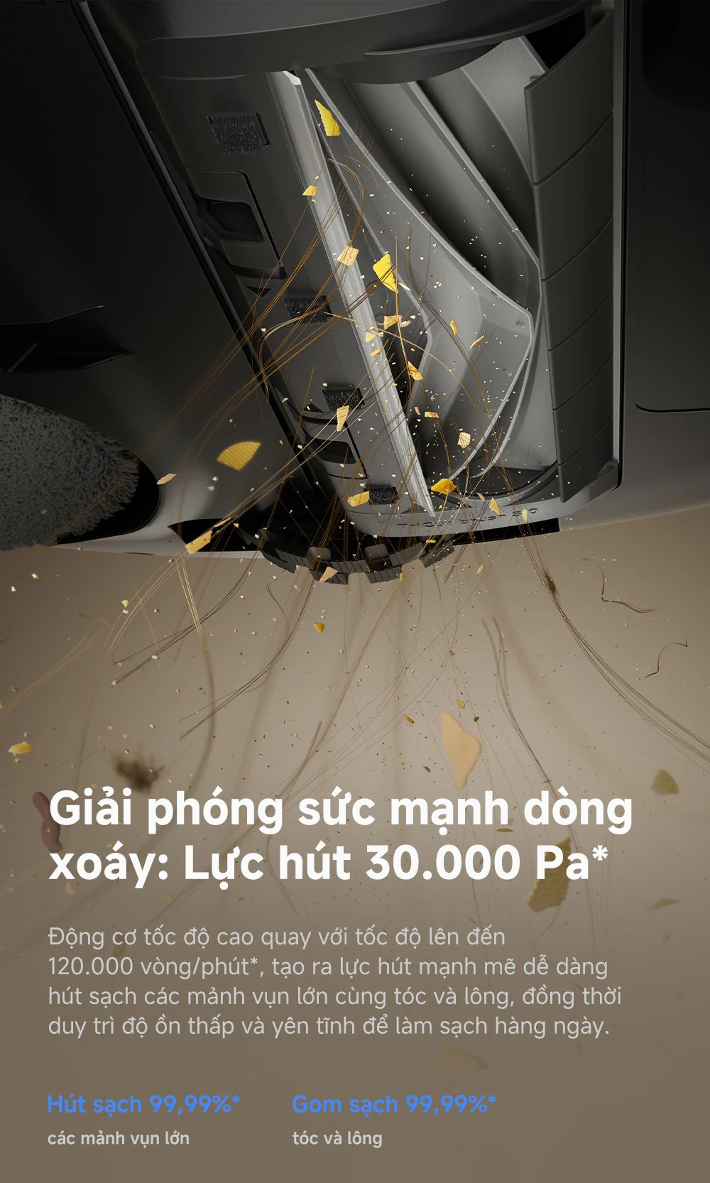 Robot Hút Bụi Lau Nhà Mova P70 Pro Ultra 10