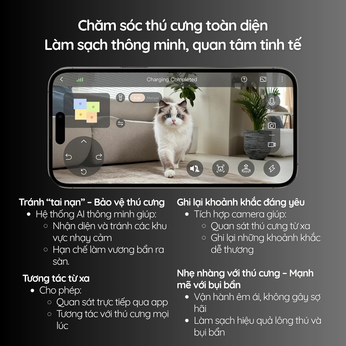 Robot Hút Bụi Lau Nhà Mova Z70 Ultra Roller Complete 18