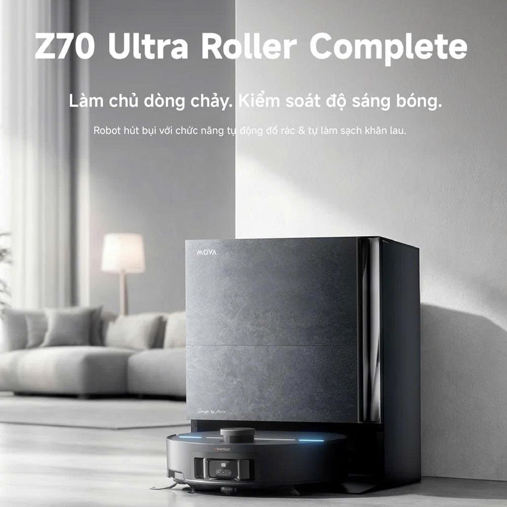 Robot Hút Bụi Lau Nhà Mova Z70 Ultra Roller Complete 6