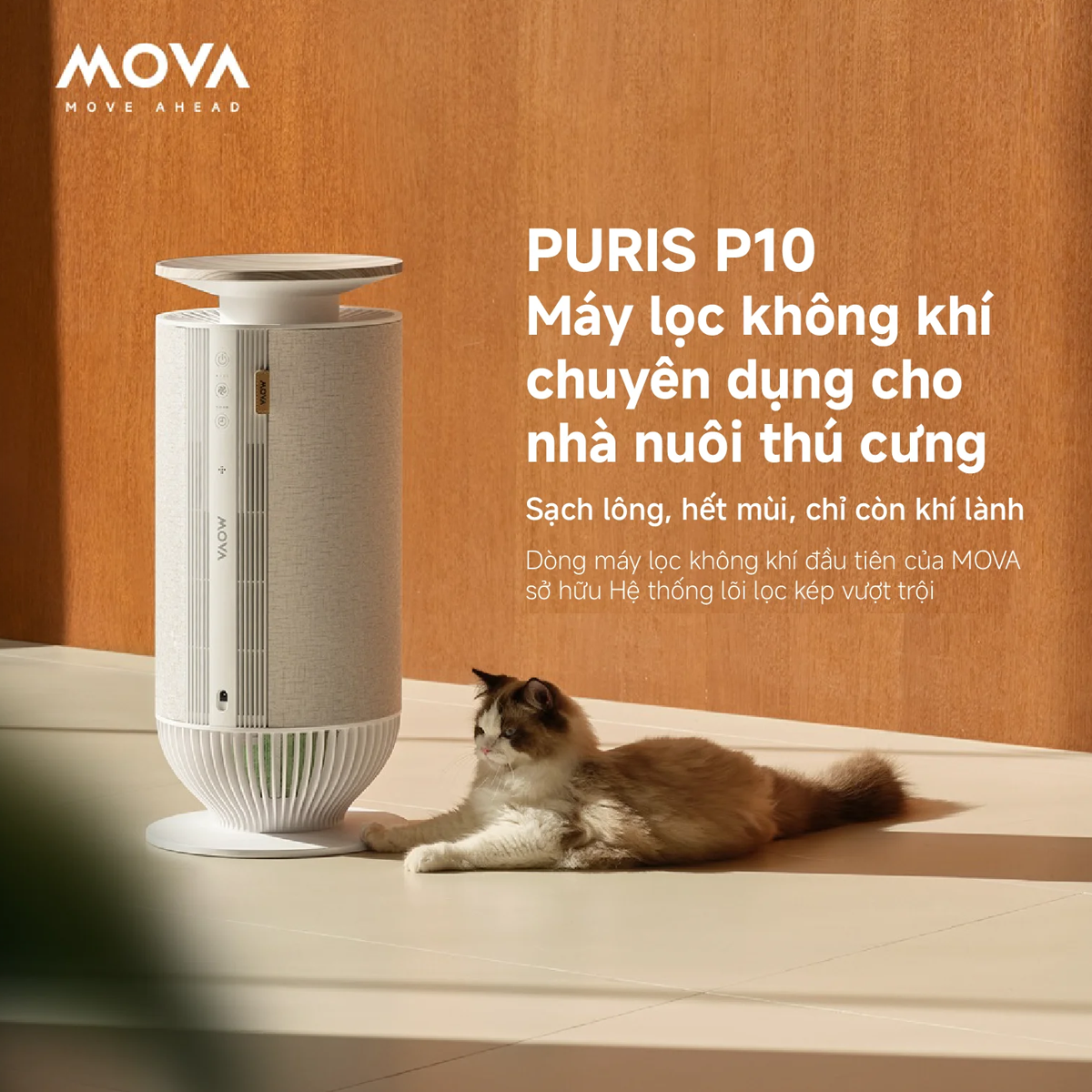 Máy Lọc Không Khí Mova Puris P10 Air Purifier 9