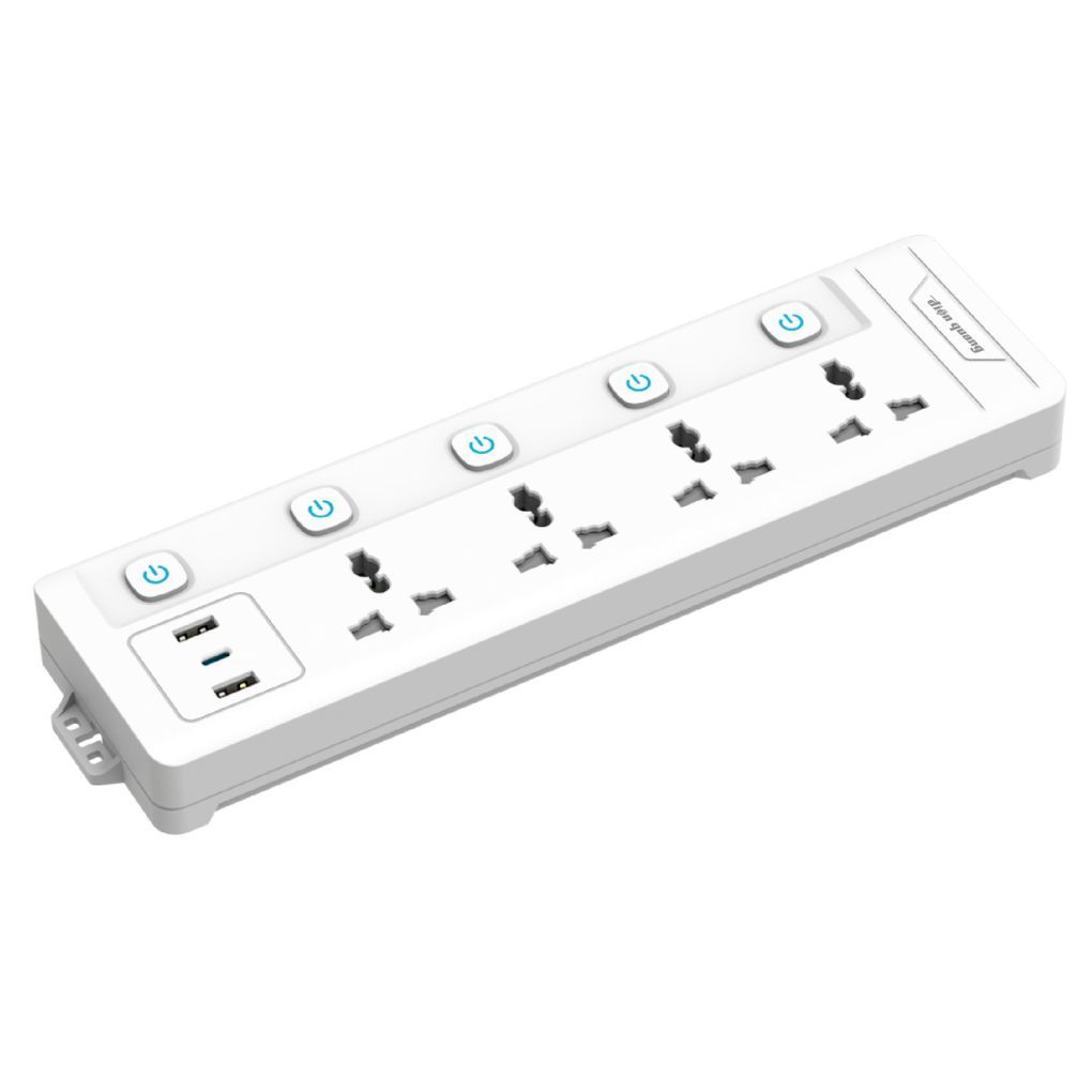 Ổ Cắm Điện Quang ĐQ EQS 4SW 2m 3U 1