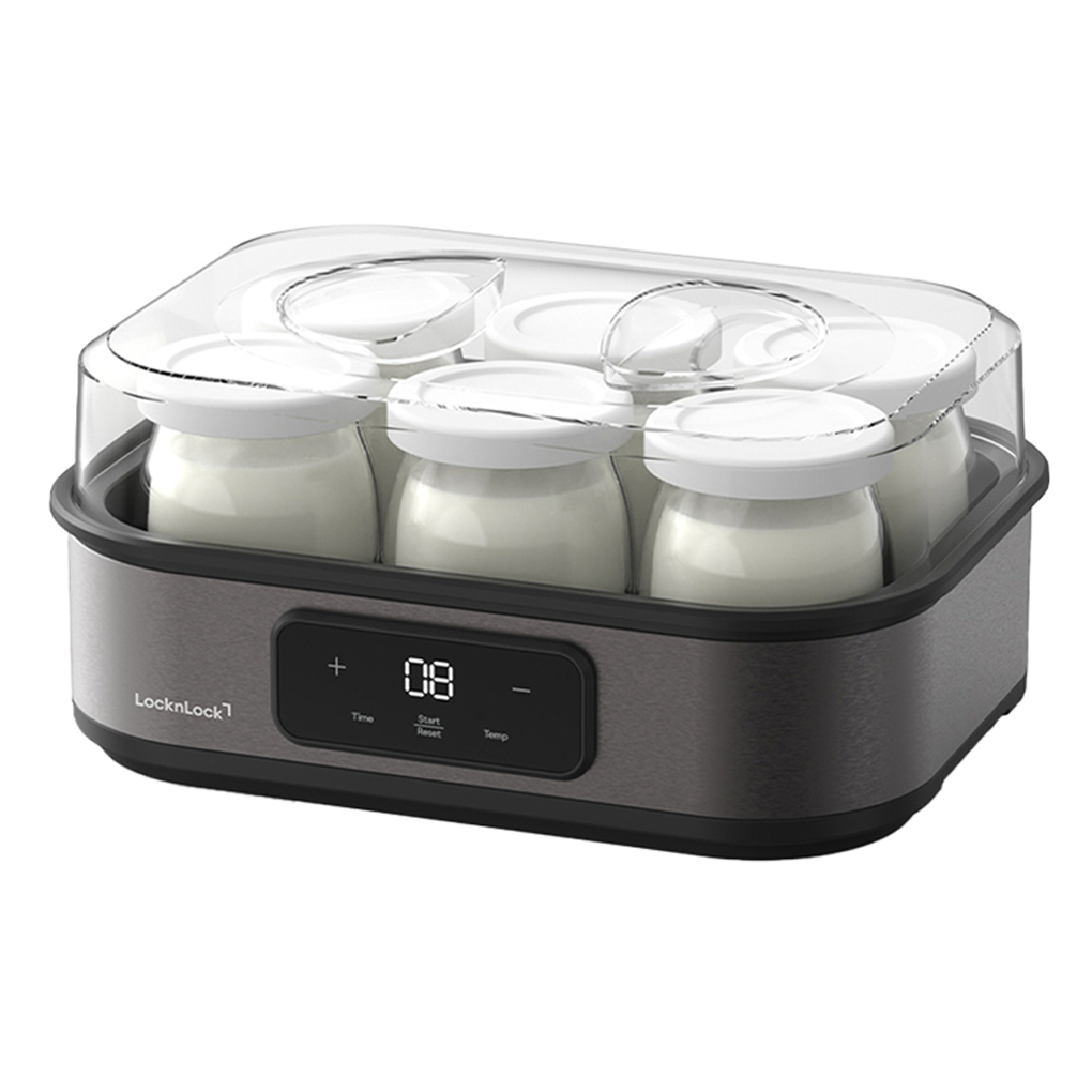 Máy Làm Sữa Chua LocknLock Digital EJY213GRY 1.08L - Màu Xám 0