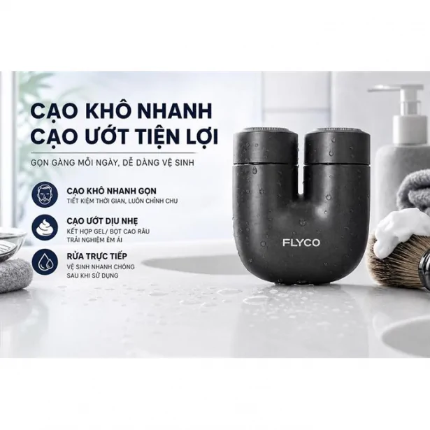Flyco U1VN Màu Đen