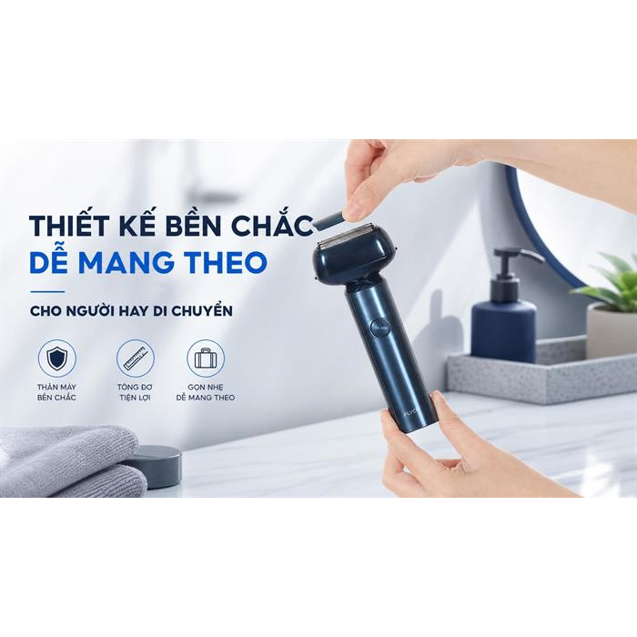 Máy Cạo Râu Điện Flyco F005VN Màu Xanh 9