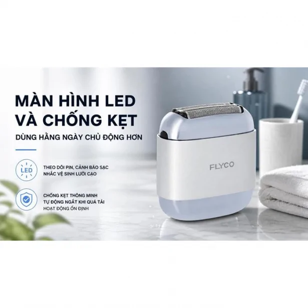 Flyco F8VN Màu Bạc