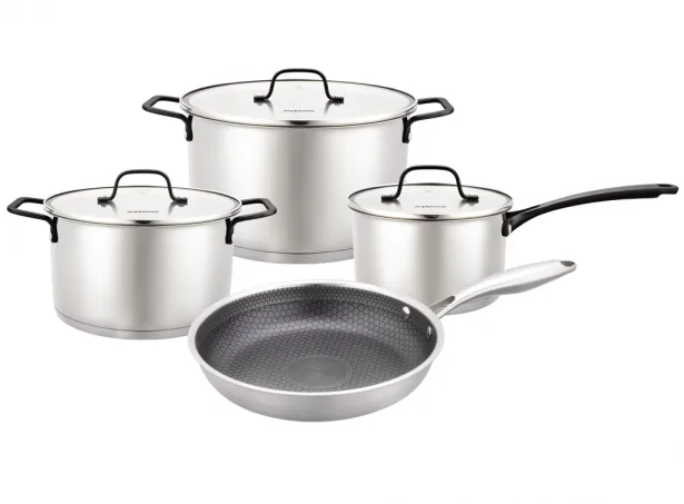 Bộ Nồi Chảo Inox Cao Cấp 5 Đáy Simplehome RW12683-7