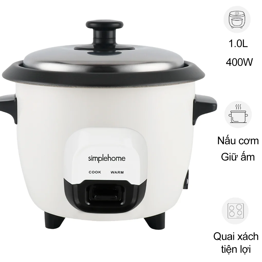 Nồi Cơm Điện Nắp Rời Simplehome G3803
