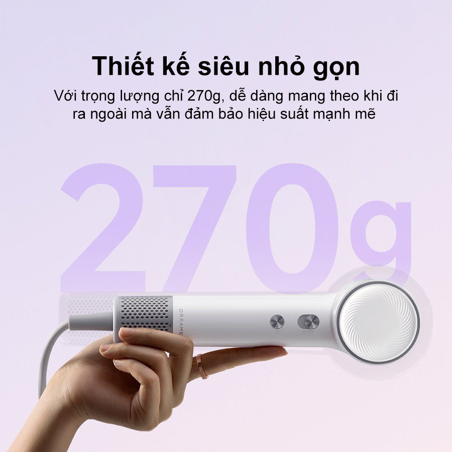 Máy Sấy Tóc Tốc Độ Cao Dreame Mini AHG11A Xanh Dương 9