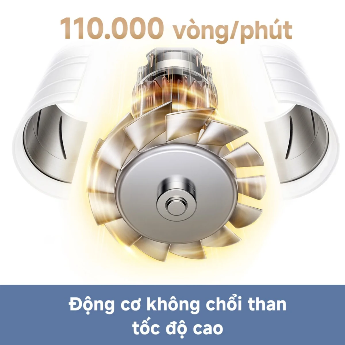Máy Sấy Tóc Tốc Độ Cao Mova Turbo Màu Trắng 11