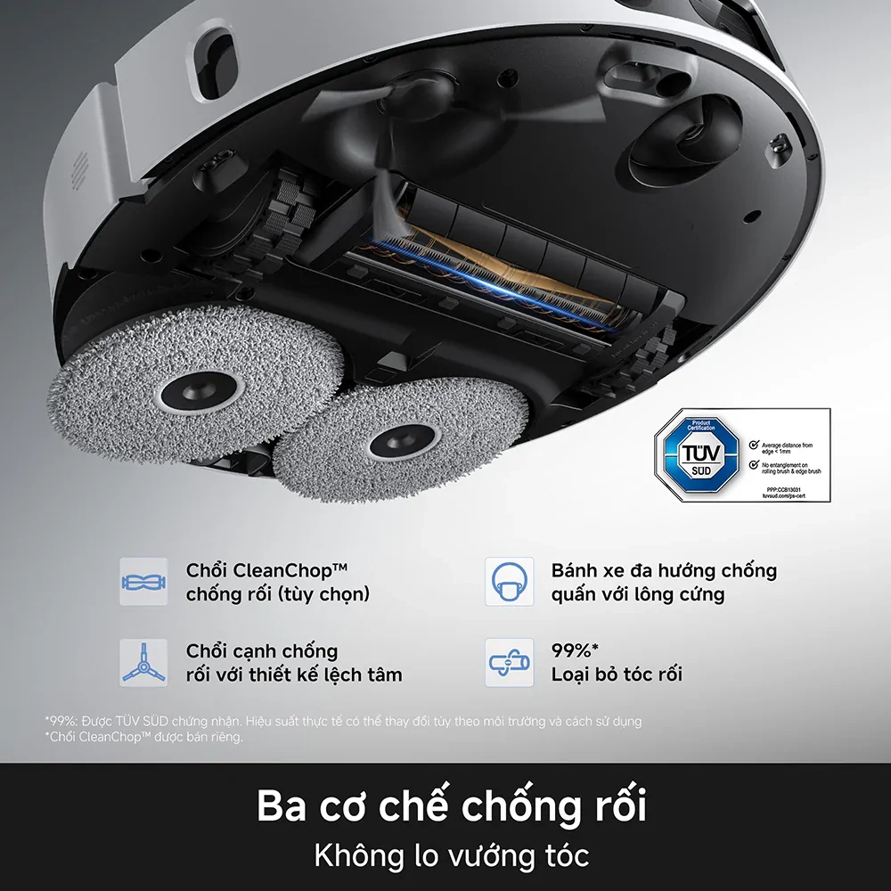 Robot Hút Bụi Lau Nhà Mova E50 Ultra Màu Trắng 12