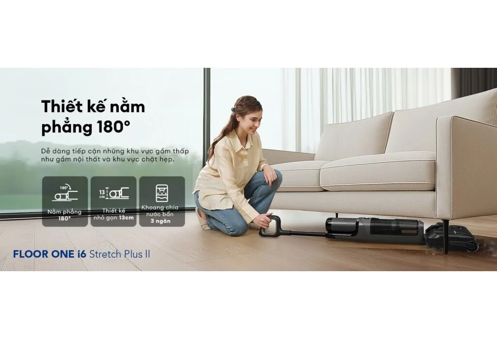 Máy Lau Sàn Hút Bụi Tineco Floor One i6 Stretch Plus II 11