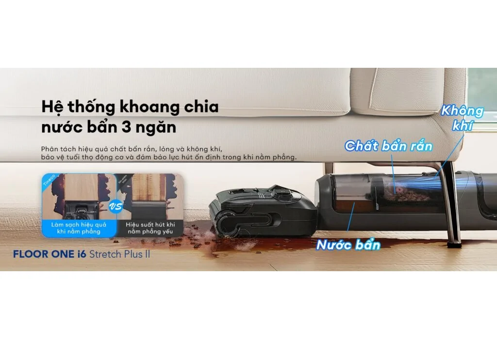 Máy Lau Sàn Hút Bụi Tineco Floor One i6 Stretch Plus II 12