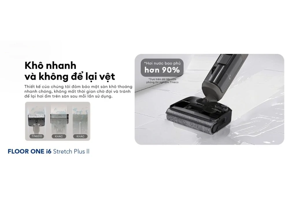 Máy Lau Sàn Hút Bụi Tineco Floor One i6 Stretch Plus II 14