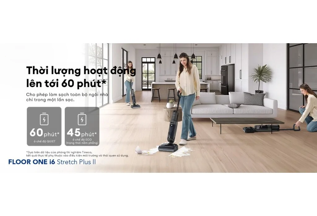 Máy Lau Sàn Hút Bụi Tineco Floor One i6 Stretch Plus II 19