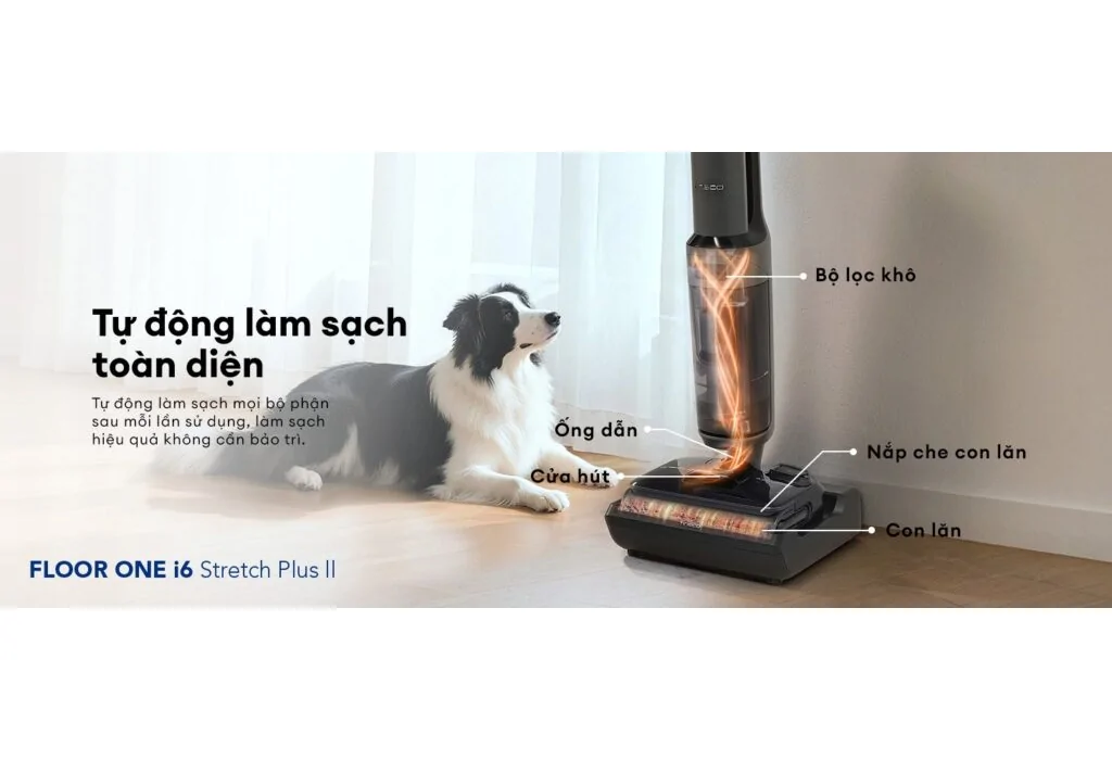 Máy Lau Sàn Hút Bụi Tineco Floor One i6 Stretch Plus II 21