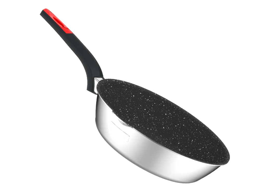 Bộ Nồi Inox Liền Khối Elmich Milano EL-8093 Size 16,18,22, Chảo 26cm 2