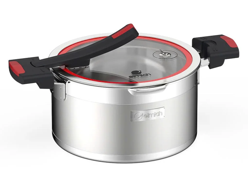 Bộ Nồi Inox Liền Khối Elmich Milano EL-8093 Size 16,18,22, Chảo 26cm 3