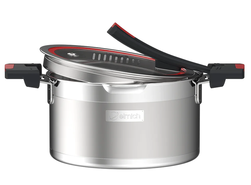 Bộ Nồi Inox Liền Khối Elmich Milano EL-8093 Size 16,18,22, Chảo 26cm 6