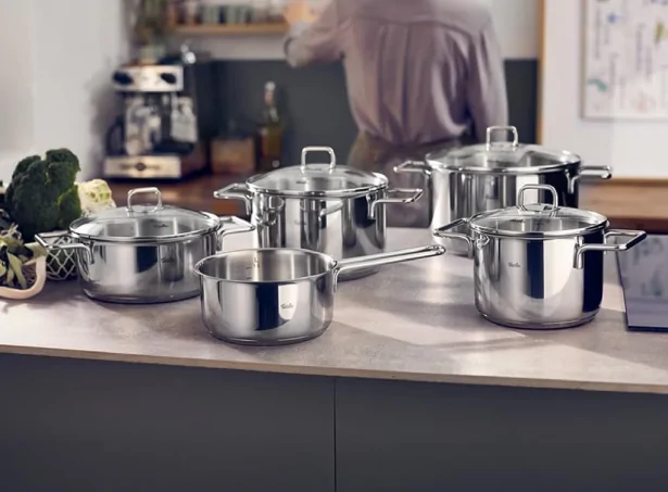 Bộ Nồi Fissler LumiTherm 5 Món Nắp Kính