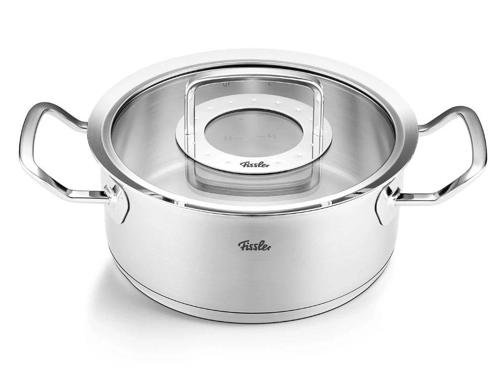 Bộ Nồi Fissler Original Profi 5 Món Nắp Kính Có Quánh 2