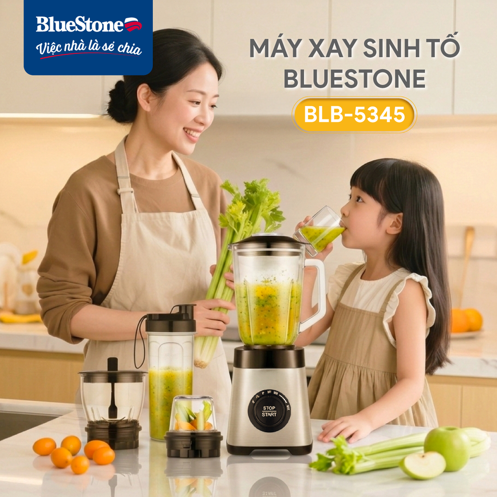 Máy Xay Sinh Tố Đa Năng BlueStone BLB-5345 800W 1