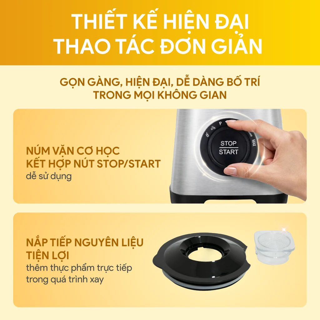 Máy Xay Sinh Tố Đa Năng BlueStone BLB-5345 800W 5
