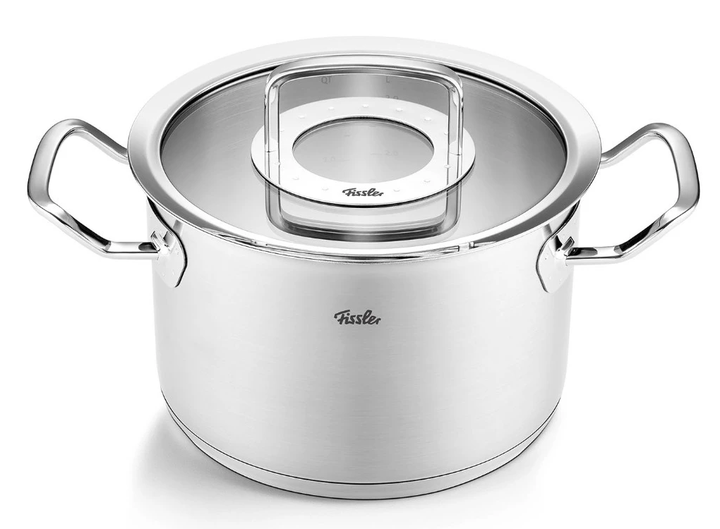 Bộ Nồi 4 Món Fissler Original-Profi Nắp Kính Kèm Chảo 2 Quai 1