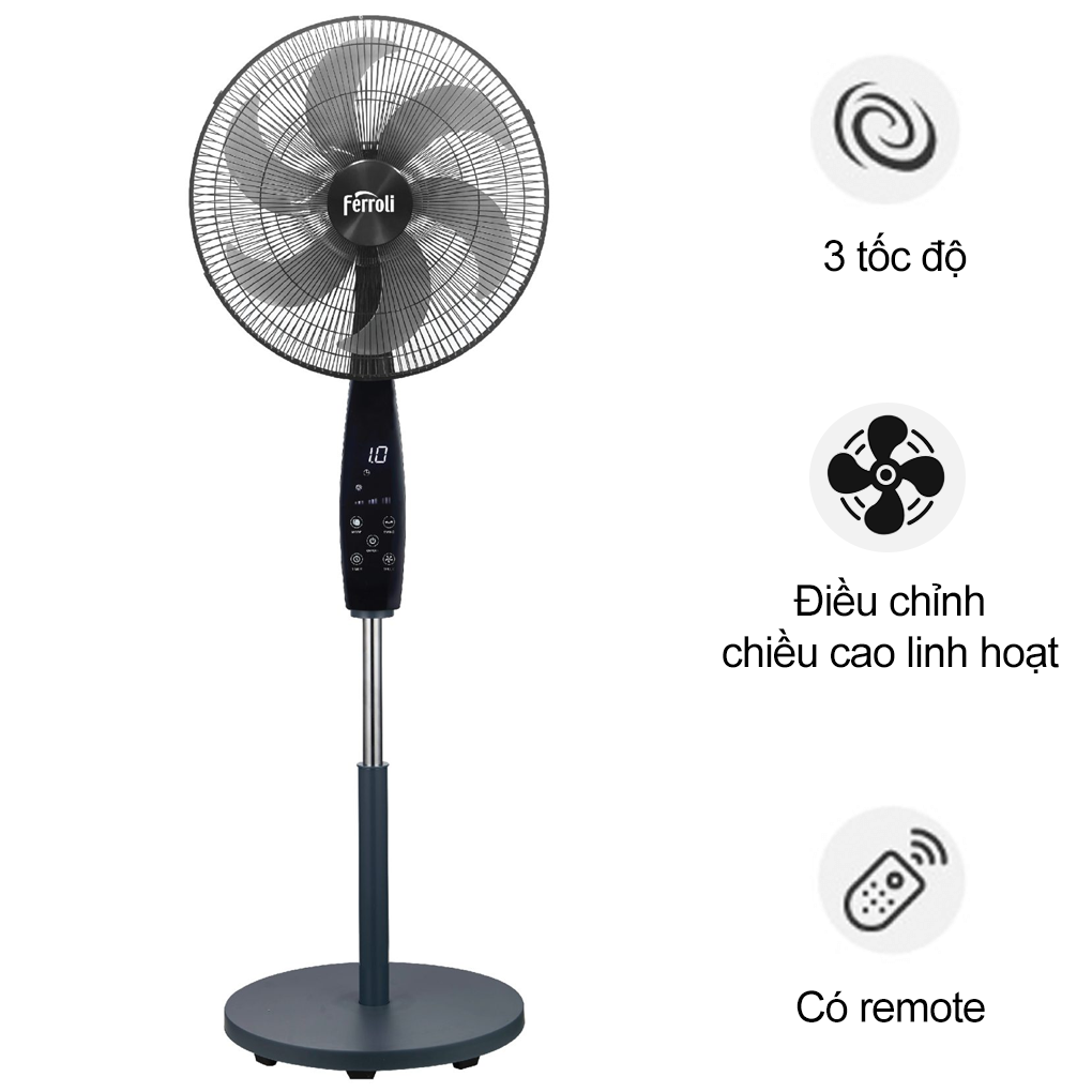 Quạt Đứng C&oacute; Remote FWF-50SBD 75W