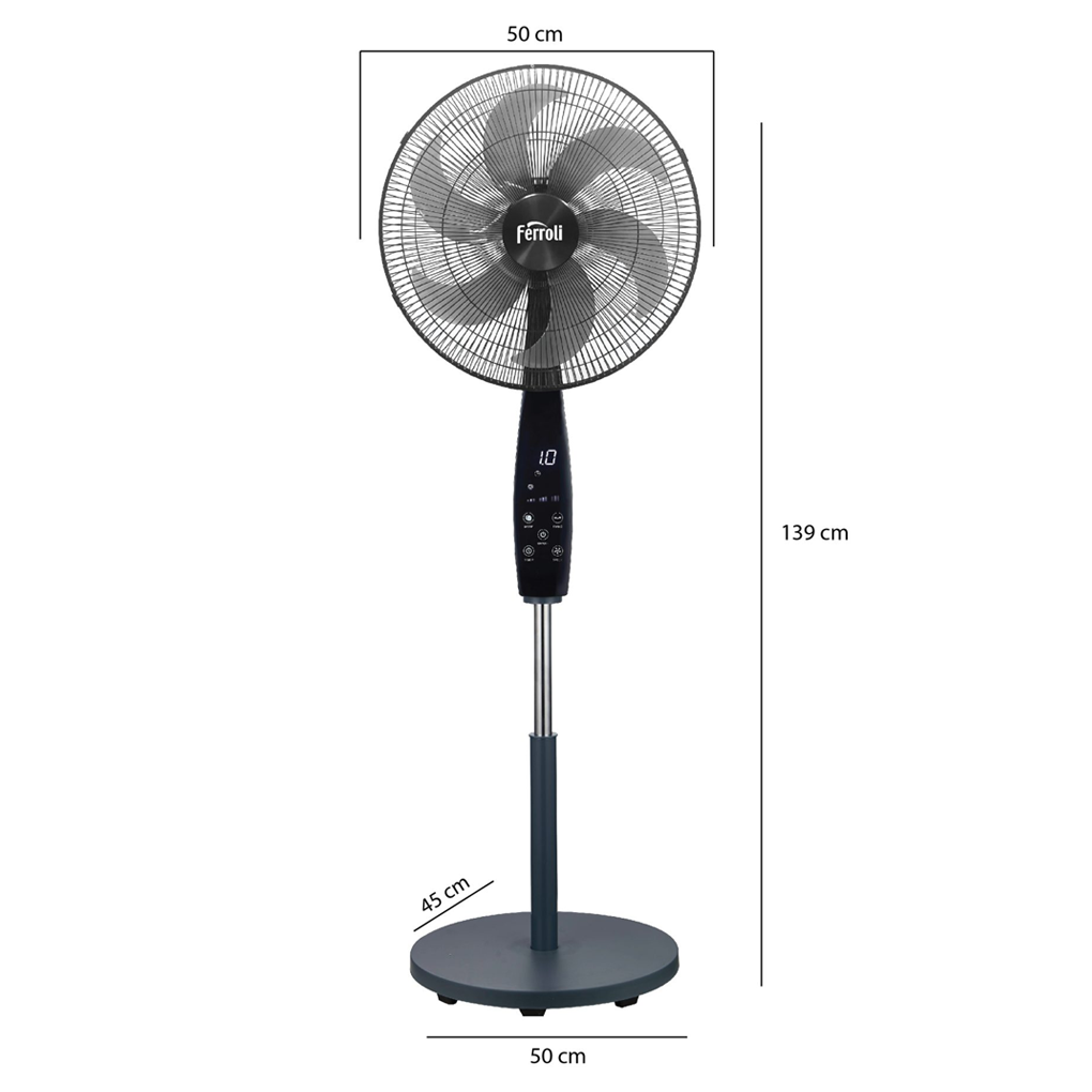 Quạt Đứng Có Remote Ferroli FWF-50SBD 75W 0