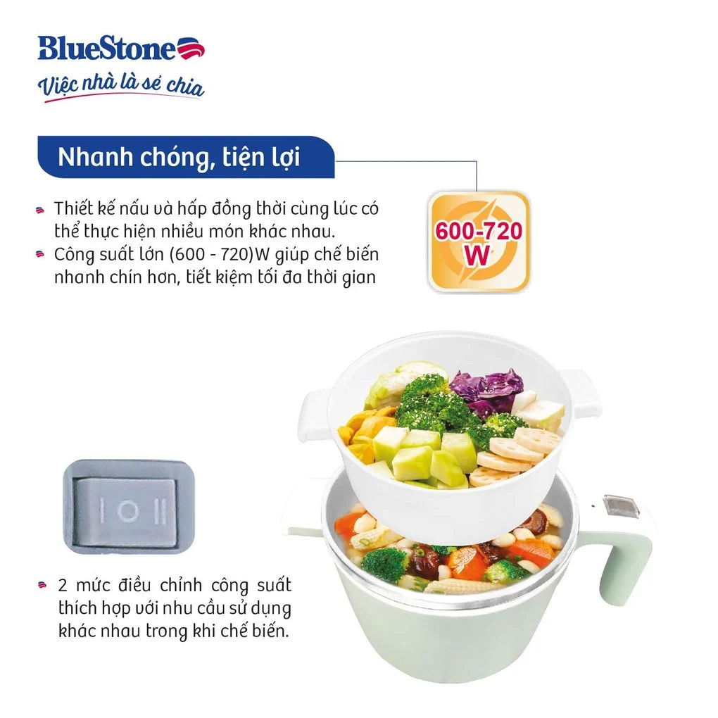 Nồi Điện Đa Năng BlueStone MPB-7233 2