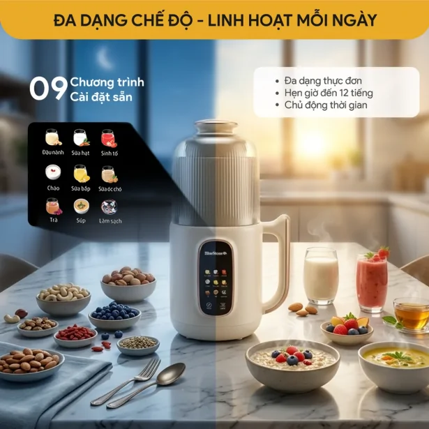 Máy Làm Sữa Hạt Đa Năng BlueStone SMB-7327