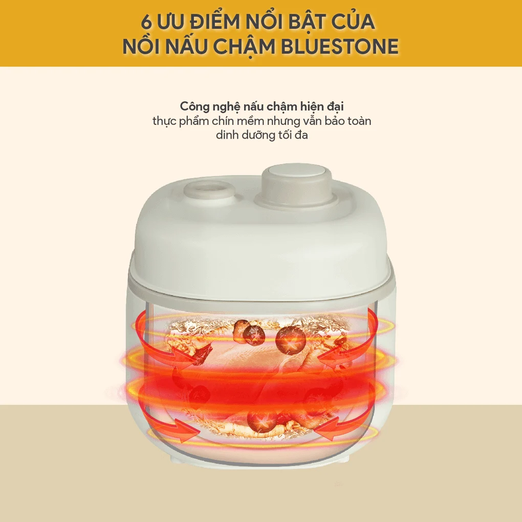 Nồi Nấu Chậm BlueStone SCB-6119 2