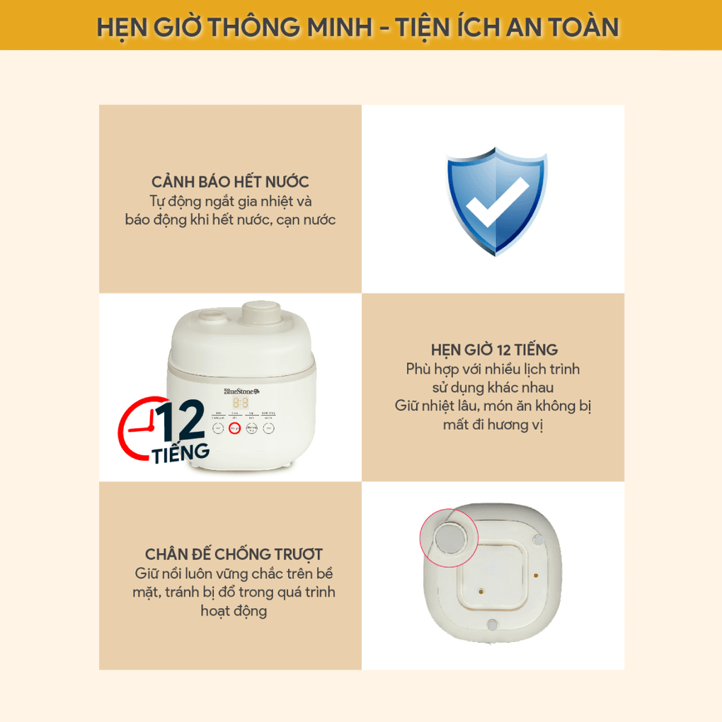 Nồi Nấu Chậm BlueStone SCB-6119 7