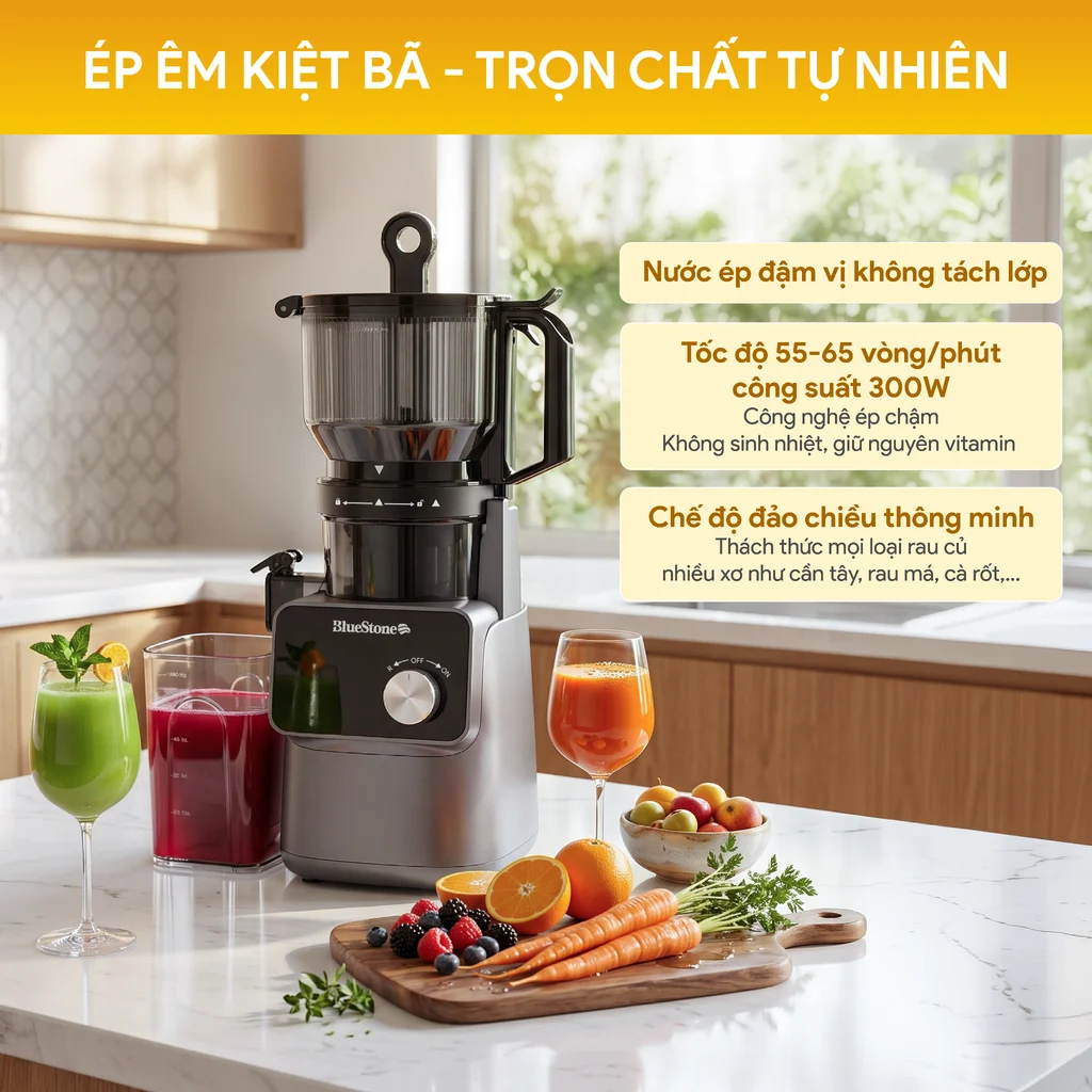 Máy Ép Chậm BlueStone SJB-6555 300W 3