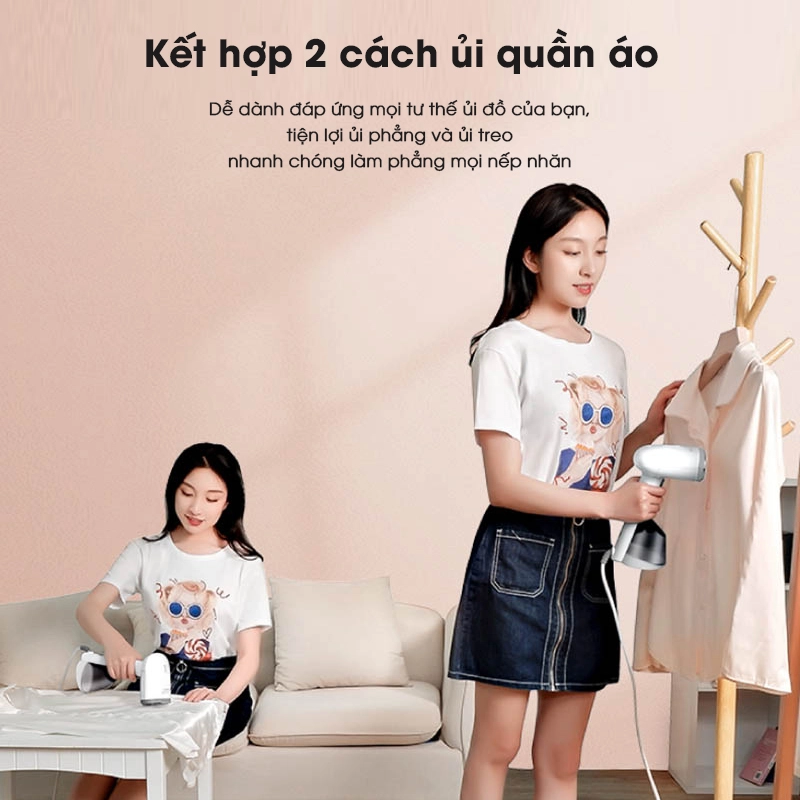 Bàn Ủi Hơi Nước Aqua AQS-SH2502R(W)-VN 1200W 2