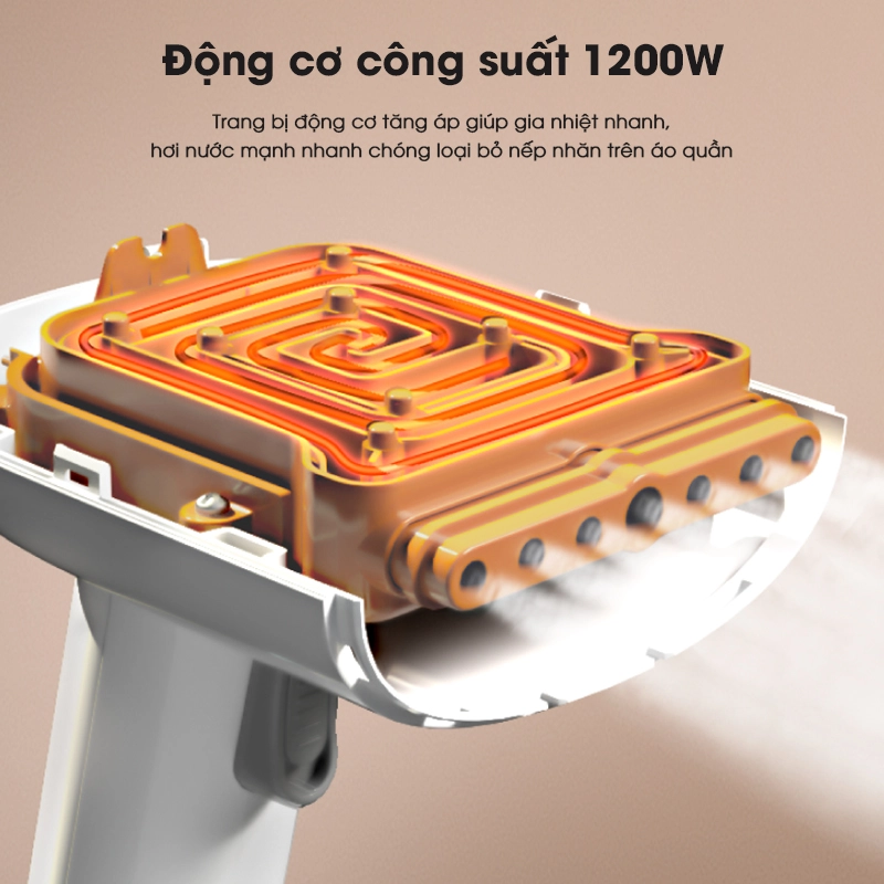 Bàn Ủi Hơi Nước Aqua AQS-SH2502R(W)-VN 1200W 4