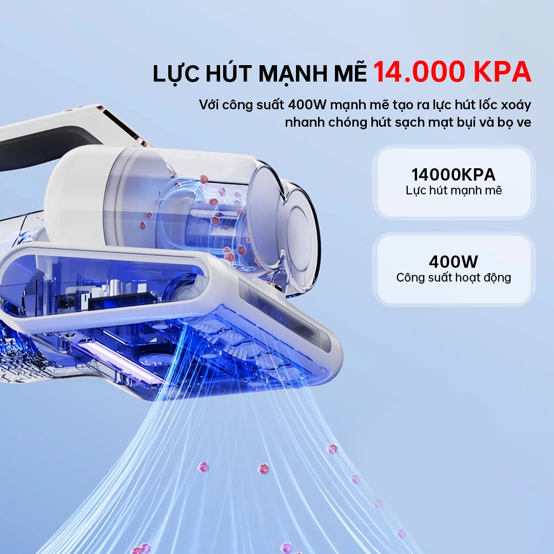 Máy Hút Bụi Đệm Giường Aqua AQS-CMP105R(W)-VN 1