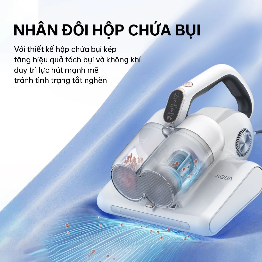 Máy Hút Bụi Đệm Giường Aqua AQS-CMP105R(W)-VN 2