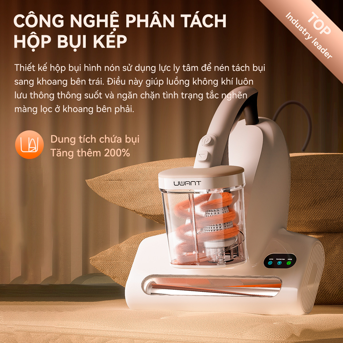Máy Hút Bụi Đệm Giường Uwant M600 9