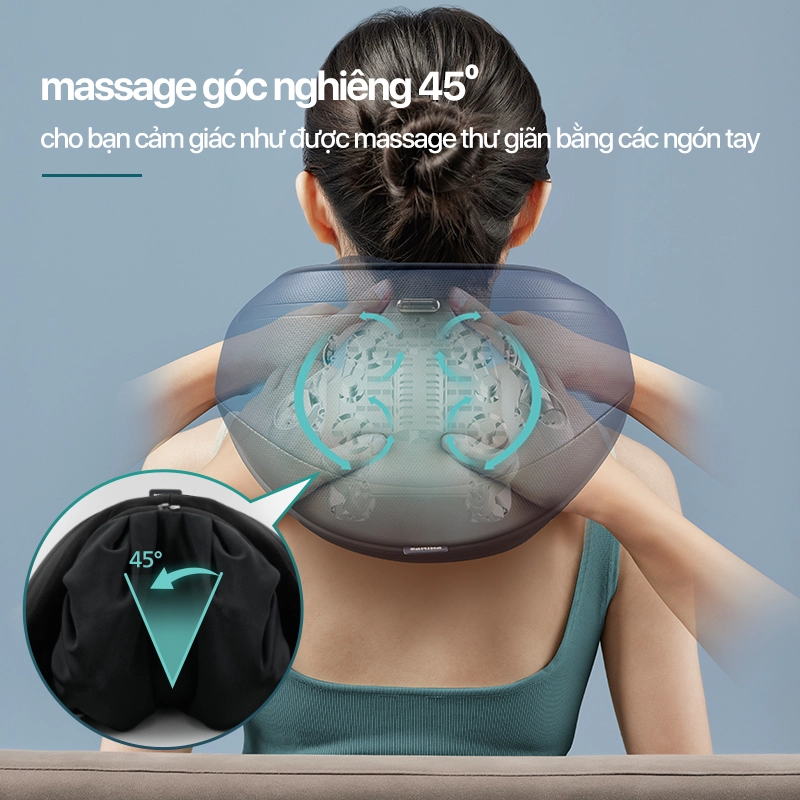 Đai Choàng Massage Cổ Vai Lưng Philips PPM3521 4