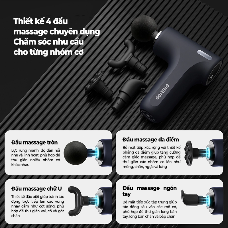 Súng Massage Cầm Tay Philips PPM7319 7
